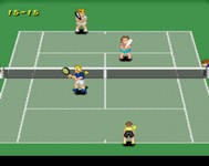 une photo d'Ã©cran de Super Tennis sur Nintendo Super Nes